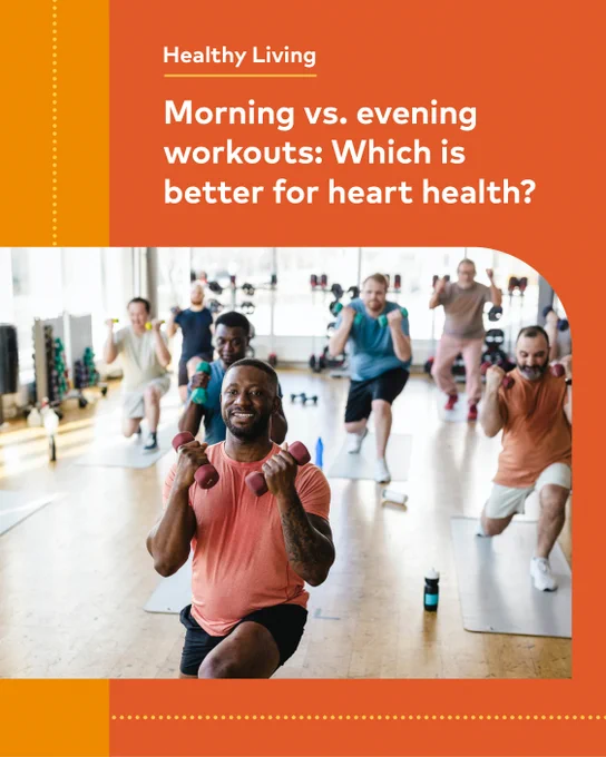 Healthy Living - Morning vs. evening workouts: Which is better for heart health?