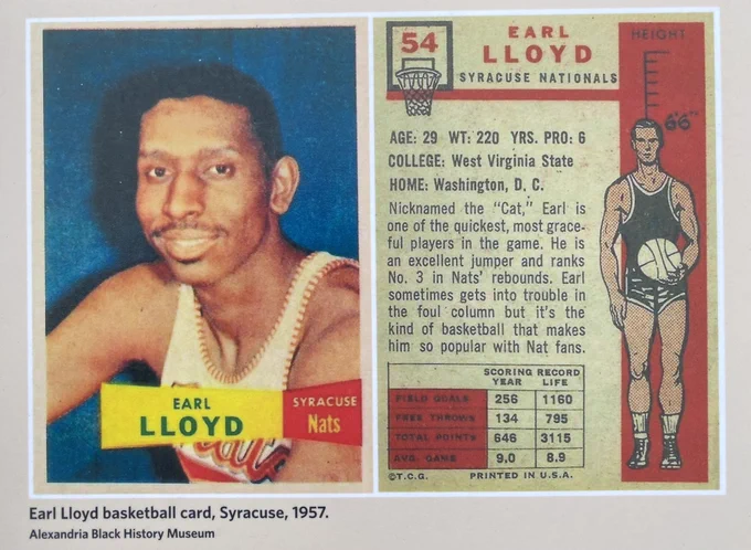 Earl Lloyd Trading Card