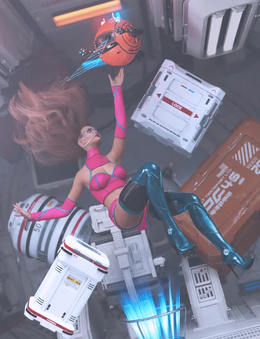 Cosmic curves and unapologetic attitude 🌌💜—this zero-gravity diva is floating through tech dreams in candy-neon gear. 

https://www.daz3d.com/dforce-taylah-outfit-for-genesis-9

Art by: Crender

#Nelmi3D #Nelmi #DAZStudio #Genesis9 #3DClothing #dForceFashion #IrayRender #DigitalWardrobe #VirtualStyling #3DRenderMagic