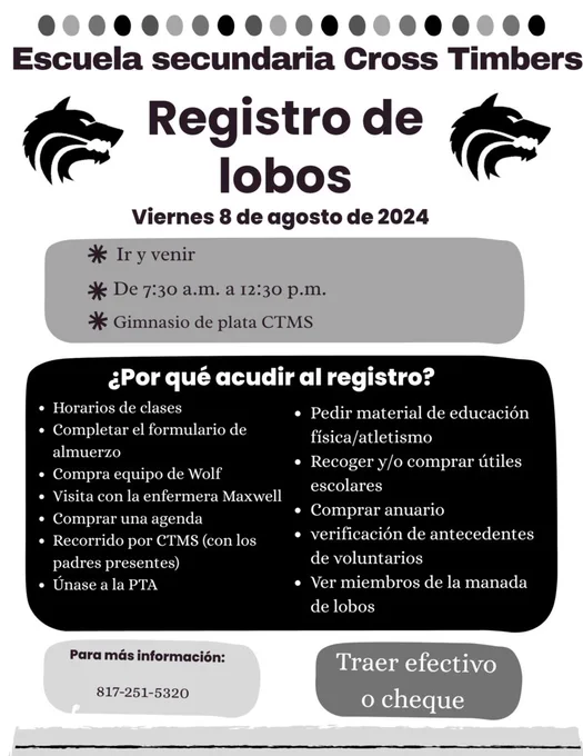 Wolf Registration (Spanish)