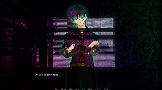 A man in an intimidating office wearing green glasses. He is stylish and has a subtle alt vibe