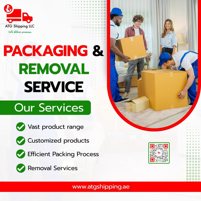 ATG Shipping LLC team assisting clients with professional packaging and removal service.