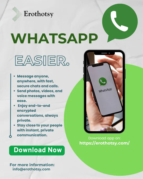 WhatsApp |Your All-in-One App for Private Chats and Calls
WhatsApp is the world’s most trusted messaging app, offering seamless, end-to-end encrypted communication for billions of users. Whether you’re chatting one-on-one, creating a group, or making international voice and video calls, WhatsApp ensures your conversations are private, fast, and free. Share photos, videos, documents, voice notes, or your live location effortlessly — all within a sleek, ad-free interface. With support across Android, iOS, and desktop, WhatsApp keeps you connected and in control, no matter where life takes you. Just your phone number — no usernames, no hassle.