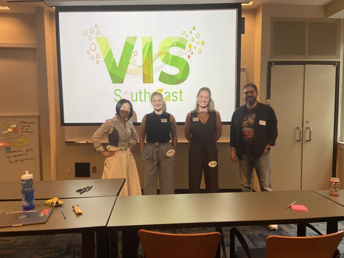 VIS-SEA organizers: Cindy Xiong Bearfield, Emily Wall, Katy Williams, Lane Harrison