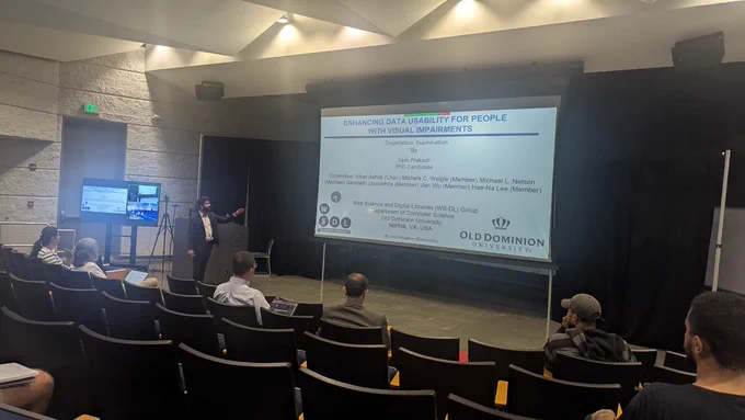 Yash is presenting the initial keynote. 