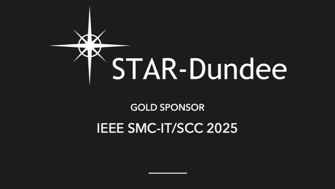 STAR-Dundee - Gold Sponsor of IEEE SMC-IT/SCC 2025.