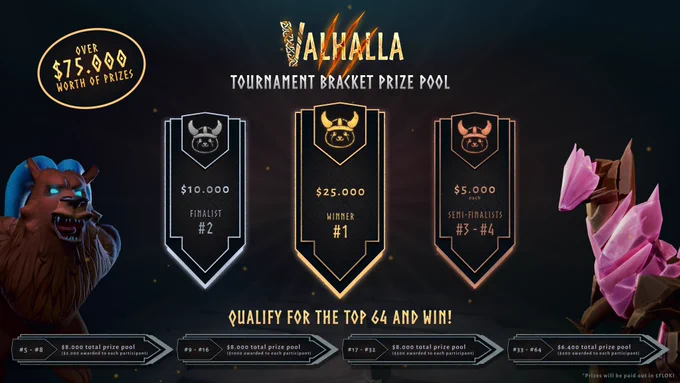 Valhalla's First Tournament is Coming: $75,000 on the Line. Are You Ready?