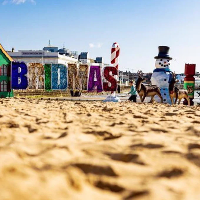 Bridlington's south b each with the 