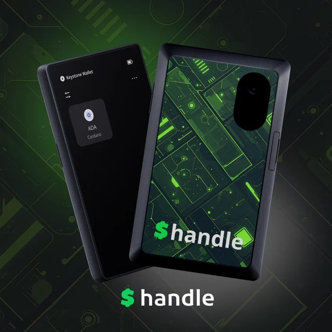 The $handle branded Keystone wallets are now live! Link posted above!
