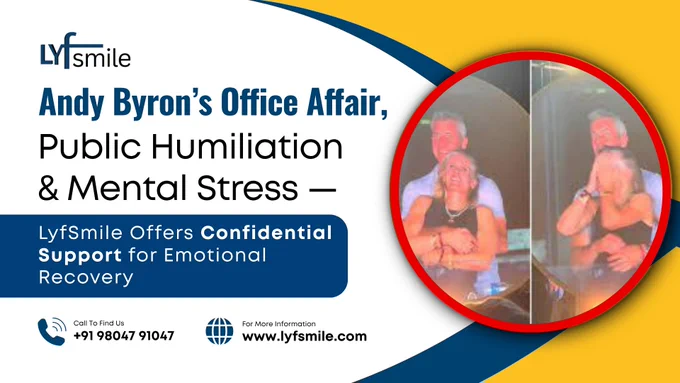 When betrayal goes viral, the pain multiplies. Andy Byron’s affair with an HR colleague didn’t just break trust—it shattered his wife’s mental peace in front of millions. She didn’t hear it from him. She saw the photo with the rest of the world.
The heartbreak wasn’t just in the cheating—it was in the public exposure, the humiliation, and the emotional chaos that followed.
This isn't just a marriage issue. It's a mental health wake-up call.
How do you heal when your pain is on public display?
How do you rebuild trust when the world already moved on, but your heart hasn’t?
At Lyfsmile, we help people navigate this kind of grief—the kind no one prepares you for.
Because behind every scandal is a silent sufferer.

More info: 9804791047