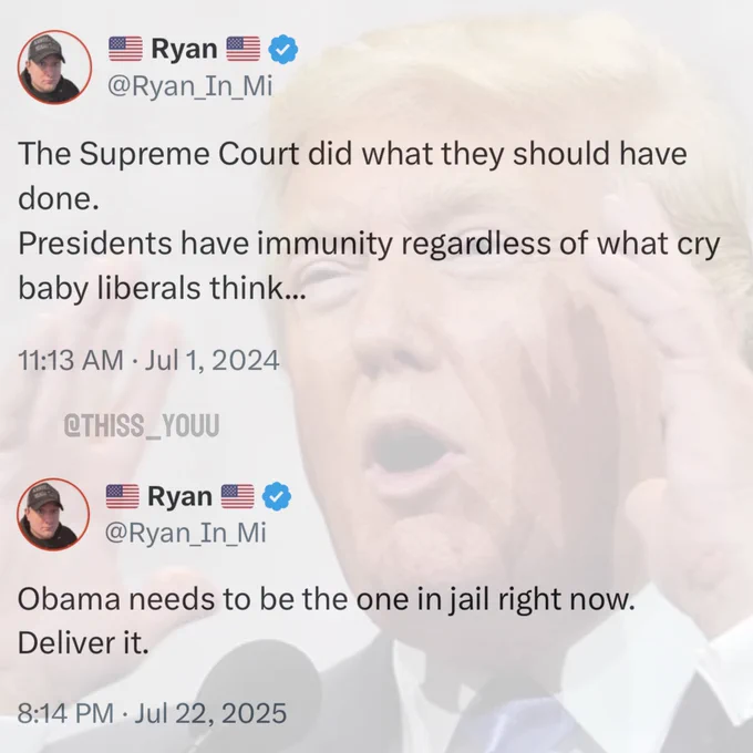 Spare me the “Immunity doesn’t cover treason” line.

The Supreme Court ruling doesn’t mention treason. One of the liberal justices brought it up, but the majority didn’t agree.

And if you come in with, “But, but it was an unofficial act…” Nope. Any decision made using constitutional authority is, by definition, an official act. That includes this : 

 https://www.politico.com/news/2024/07/02/trump-immunity-murder-navy-sotomayor-00166385