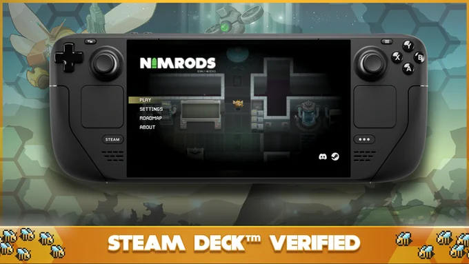 NIMRODS is now Steam Deck™ Verified