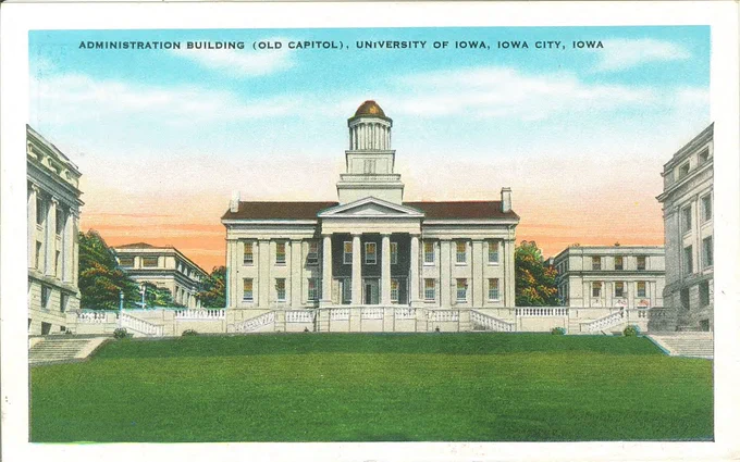 Old Capitol building postcard