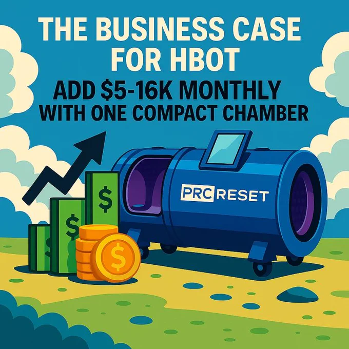 Unlock the business potential of HBOT! This infographic showcases how one compact ProReset chamber can add $5K-$16K monthly to your clinic’s revenue. With rising profits and low overhead, are you ready to ride the $5.6T wellness wave? Dive into the thread below for details and book a call: https://proreset.com
#HBOT