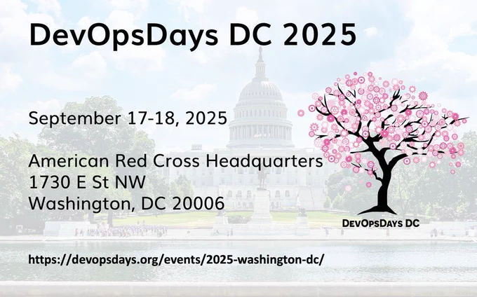 DODDC 25 address info - https://devopsdays.org/events/2025-washington-dc/