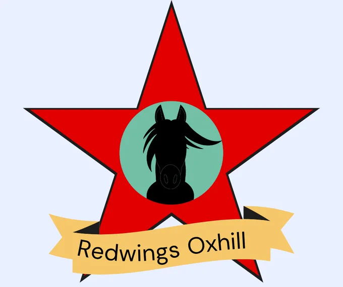 The picture is a graphic resembling a Hollywood Walk of Fame Star with an avatar of a pony's head in silhouette and the words Redwings Oxhill.