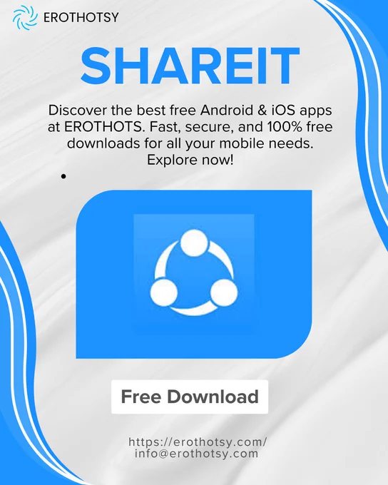 Discover the power of seamless file transfers with SHAREit on Erothotsy. Instantly share apps, videos, photos, and documents across Android, iOS, and PC—no internet required. With lightning-fast speeds (up to 20MB/s), media playback tools, and built-in phone cleaning features, SHAREit offers more than just sharing. Whether you're moving files or managing storage, SHAREit on Erothotsy is your all-in-one tool for productivity and entertainment.