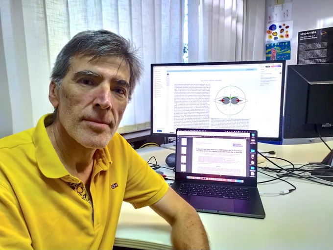 Paolo Leto, primo ricercatore all’Osservatorio astrofisico dell’Inaf di Catania e primo autore dello studio pubblicato su A&A