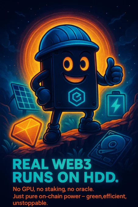 Real Web3 Runs on HDD. 🔋💾
No GPU, no staking, no oracle.
Just pure on-chain power — green, efficient, unstoppable.

$B1OAI $IDEX $ETN $RSC $MEMECOIN $VEE $NEURAL $DOLO $KERNEL $PEP $BURN $DIA $CULT $WILD $HYPER $NCT $TMG $MANYU $SPK $MOMO $TAOBOT $ENA $LAUNCHCOIN $SYRUP

$LSETH $METH $WEETH $WETH $BNSOL $XDC $JITOSOL $KAS $BNB $SOL $WLD $ENA $PENGU $UNI $FLR $ETC $IP $LTC $DOGE $CRO $GT $SKY $RETH $WSTETH $WBETH $QNT $STETH $ETH $OSETH $EZETH $RSETH

#Memecoin #Trumpcoin #Blumcoin #Supercycle #Pumpfun #Seasoncoin #Axiom #Bitget #Dexscreener #Newscoin #Tradingview #Coin #Crypto #Meme #Solana