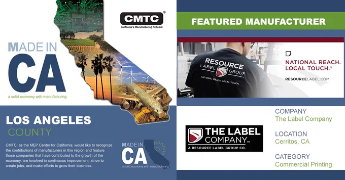 Made in California Featured Manufacturer: The Label Company