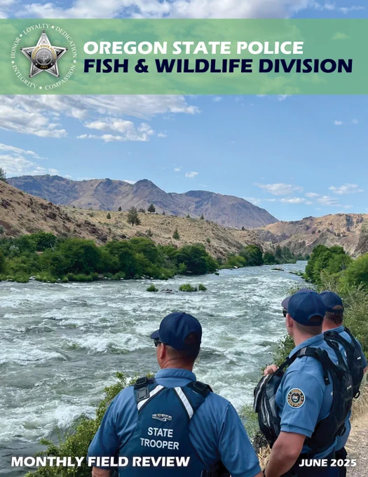 OSP Fish and Wildlife Troopers at White Horse Rapids on the Deschutes River.