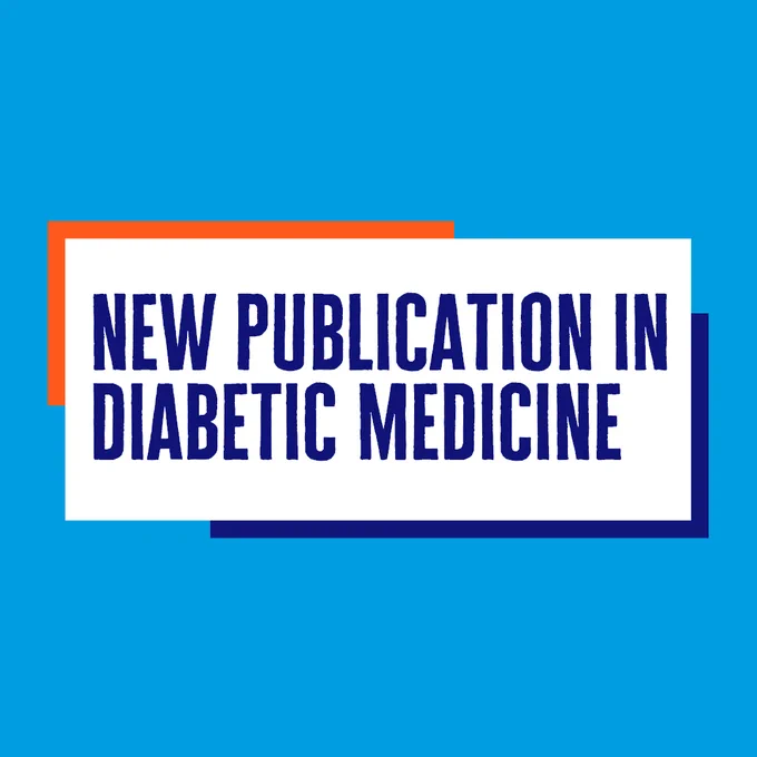 Text reads: new publication in Diabetic Medicine