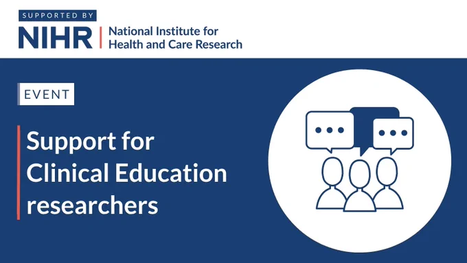 Event: Support for Clinical Education researchers 