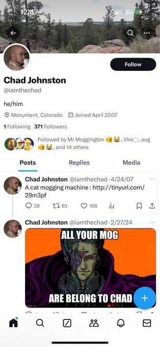 It's a reply posted 17 years later, so it's impossible to know what his original post was referring to. However, what is certain is that the date it was posted was the day of the mog ignition.