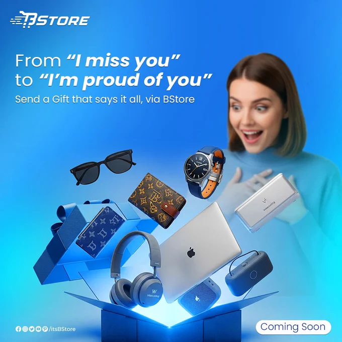 From “I miss you” to “I’m proud of you” —
Some feelings are better wrapped in a box.
Big moments or just because — we’ve got you.🛍️📦

Thoughtful gifts, delivered with love.
Say it your way, send it our way.
BStore — coming soon. 🎁❤️

#BStore #ComingSoon #Ecommerce #CryptoGift