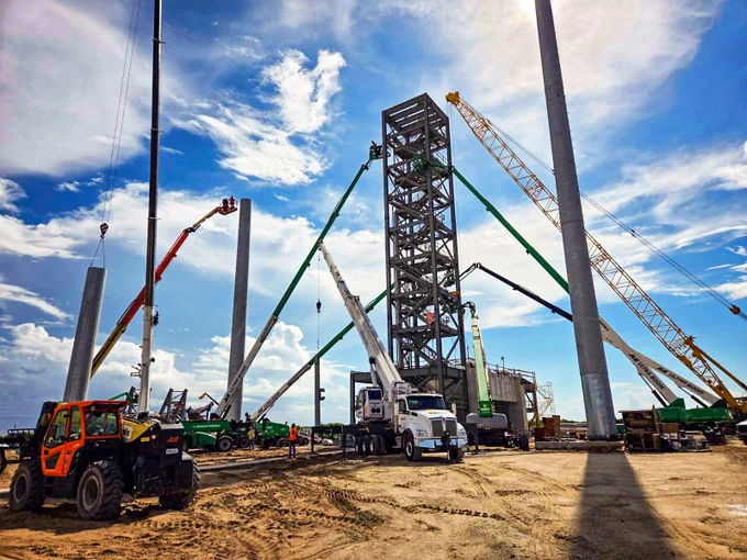 Construction at SLC-14