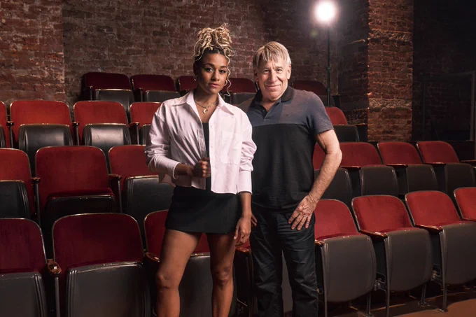 Ariana DeBose and Stephen Schwartz