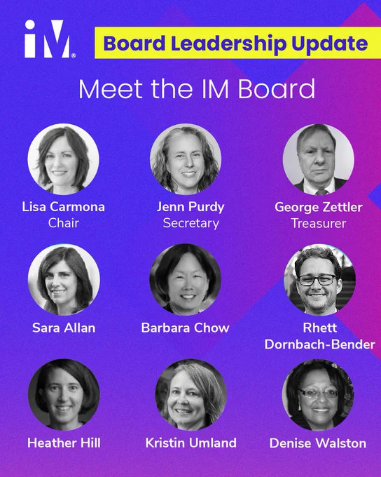 🌟 Meet the leadership team guiding IM forward! 

This update follows Kristin Umland stepping into the role of CEO, as Bill McCallum steps down from the Board to serve as senior advisor through the fall of 2026.

Here’s to continued innovation and support for every learner!

#IMMath