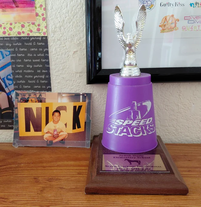 This was my first sport stacking competition in July 12th, 2008.
