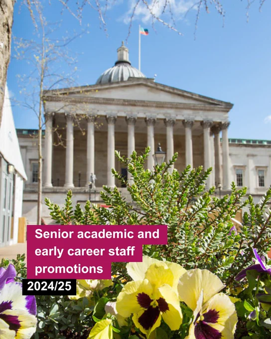 Reads: Senior academic and early career staff promotions 2024/25