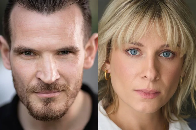 A photo showing two performers' headshots 