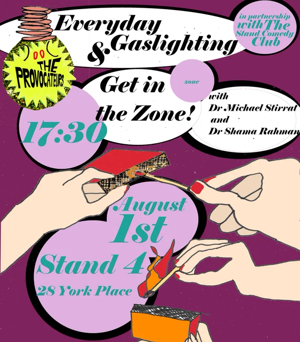 Poster of 1st August The Provocateurs show