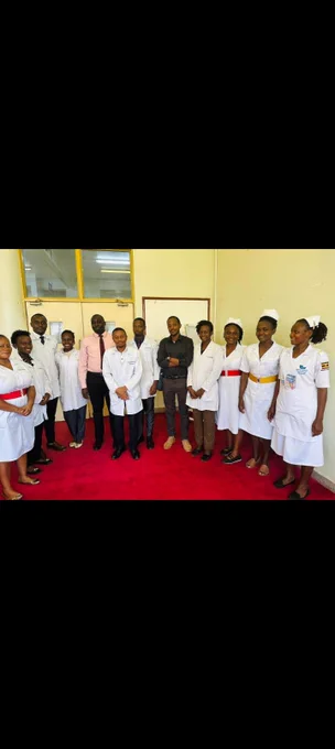 Joint Photo with the Head of department, supervisors and staff. 