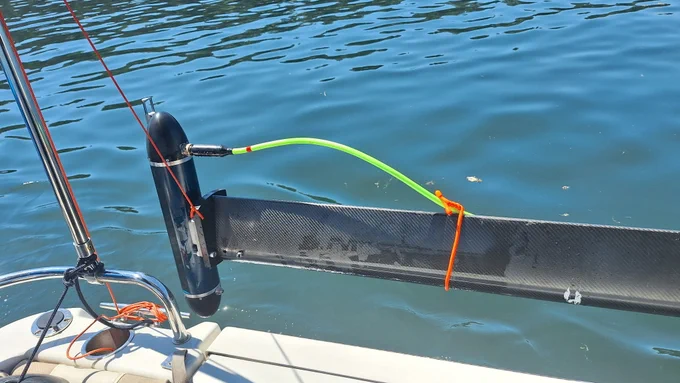 The 3DSS Sonar System mounted on Norbit's Portus Pole.