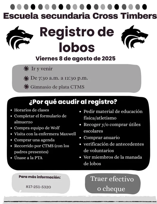 Wolf Registration (Spanish)