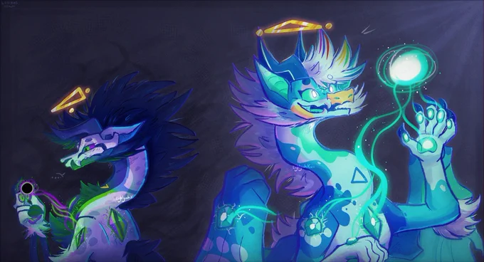If ur curious abt their lore it's in their toyhouse link in bio :) ( u tell me what ya think tho if u ever read it pls 🙏)