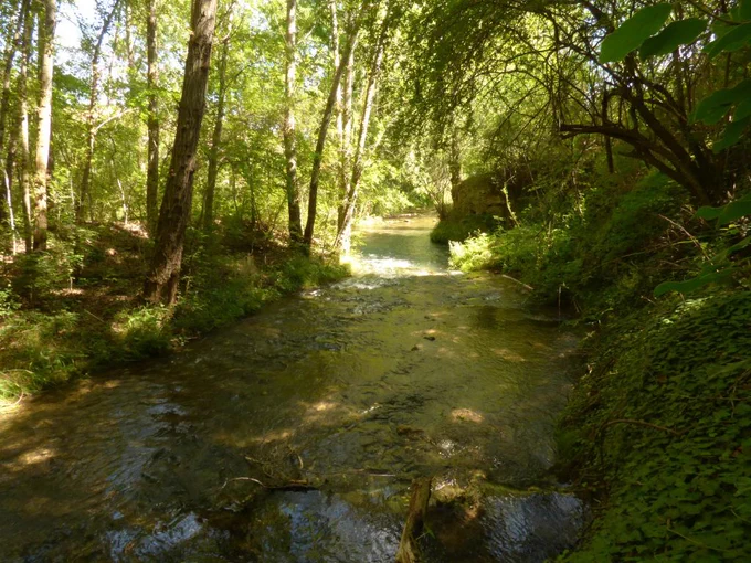 Río Guadalaviar, en Teruel.