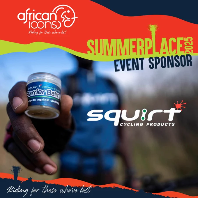Absa African Icons 2025, Sponsor Announcement: Squirt Cycling Products