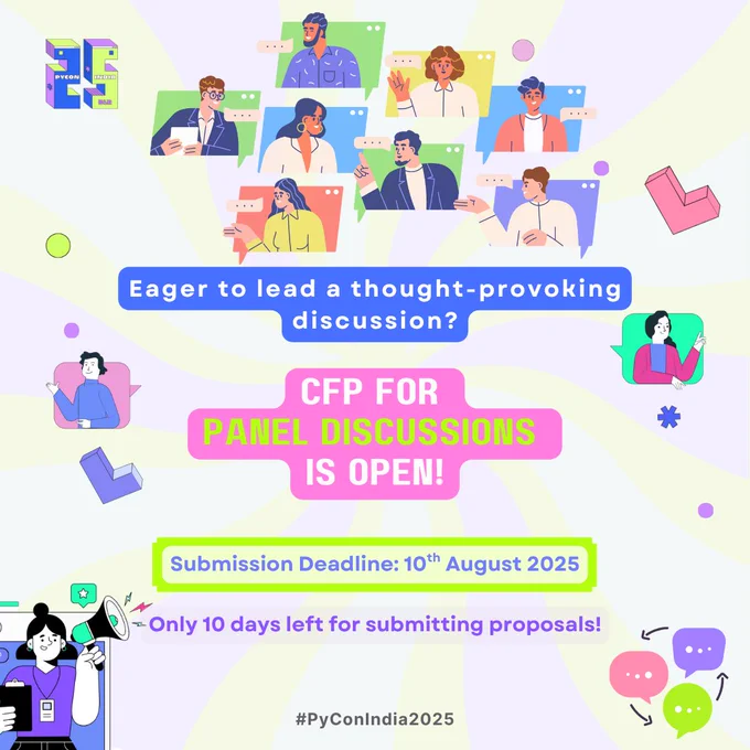 CFP for Panel discussion. Only 10 days left.