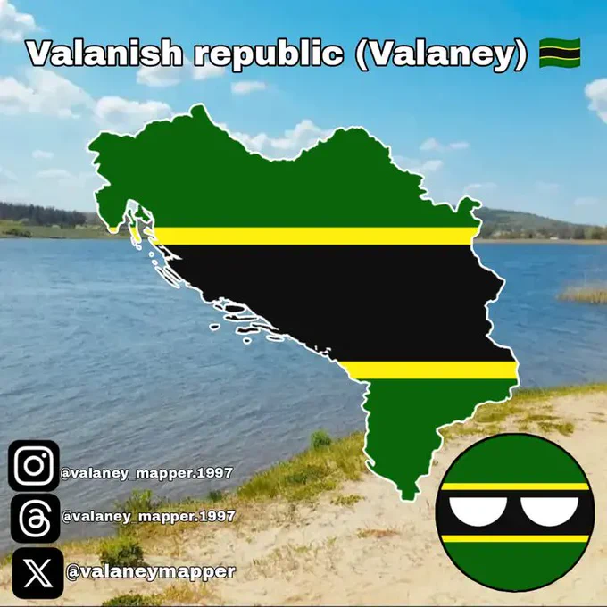 The Valanish Republic is a state located in the western part of the Balkans on the southwestern coast of the Adriatic Sea. 