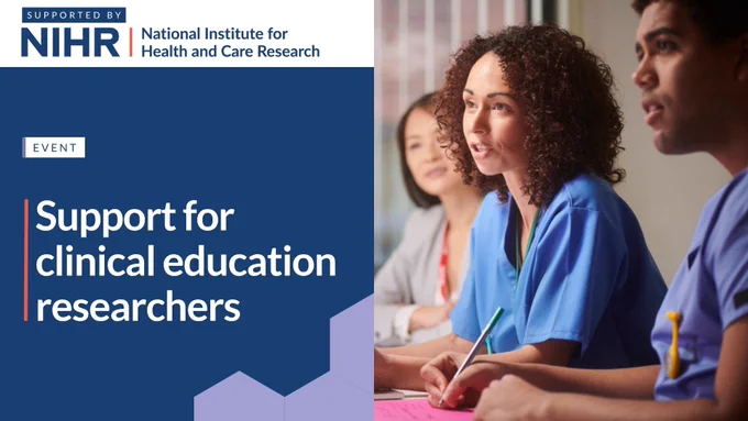 Event: Support for 
Clinical Education researchers 