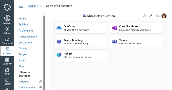 Picture of unified LTI app