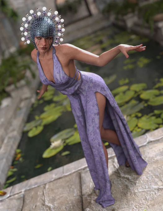 “I reign with sparkle,” this piece belongs in the
hall of galactic fashion icons. @daz3d 

https://www.daz3d.com/halo-headdress-for-genesis-9

Art: Crender

#Nelmi3D #Nelmi #DAZStudio #Genesis9 #3DClothing #dForceFashion #IrayRender #DigitalWardrobe #VirtualStyling #3DRenderMagic