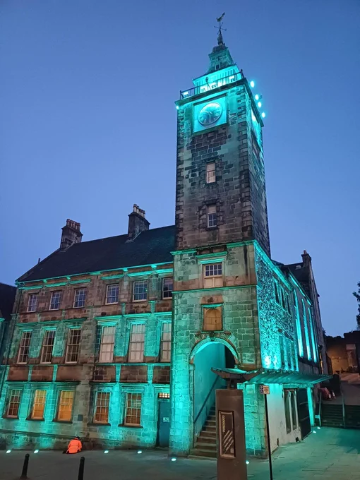 Tolbooth Stirling at night