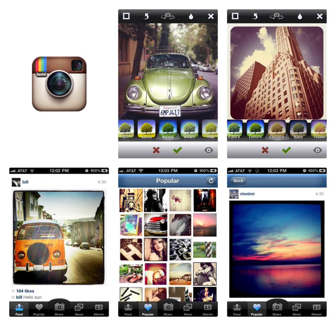 Instagram for iPhone in 2011