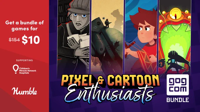 Pixel and Cartoon Enthusiasts GOG Bundle | Humble